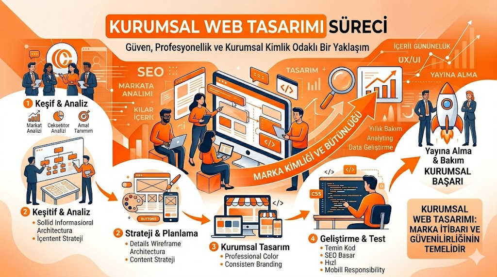 Kurumsal web sitesi tasarımı özellikleri