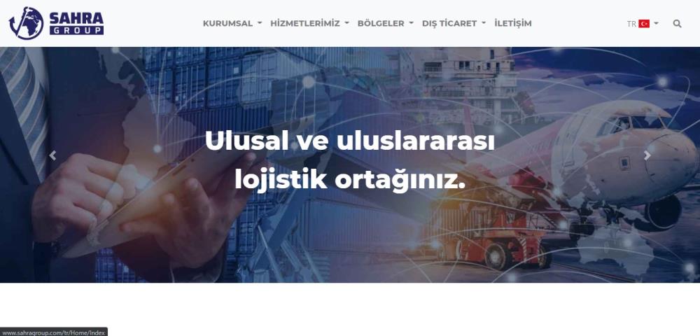 Sahra Group Web sitesi Tasarımı  için TTR Bilişim' i Tercih Etti . 