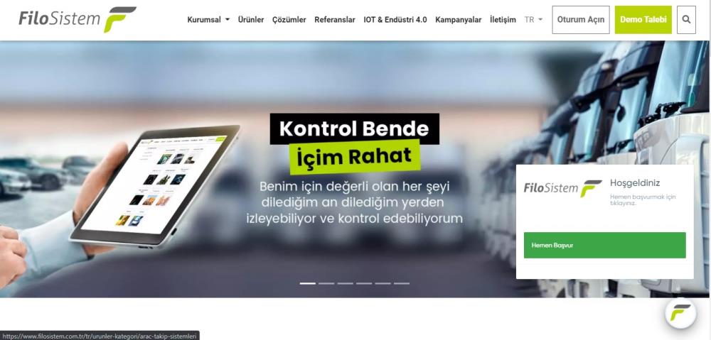 Filo Sistem Web sitesi Tasarımı  için TTR Bilişim' i Tercih Etti . 