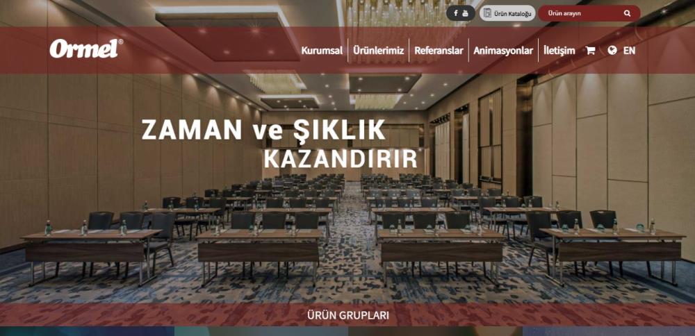 Ormel Web sitesi Tasarımı  için TTR Bilişim' i Tercih Etti . 